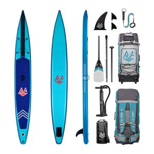 Custom Free Design 12'6 Race Paddle Board Stand up 14ft Sup 20psi <b>Inflatable</b> With Accessories PF20/3 Paddle Canchas Stand up Pad - Product Image 2
