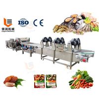 Geavanceerde fruit- en groente-droogmachine met bubbelreiniging en luchtdroging voor dadelpalmen, appels, kersen en tomaten.