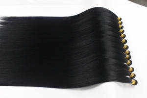 Extensions de cheveux 100% naturels, tissées à la main, qualité russe, prix fabricant - Product Image 5