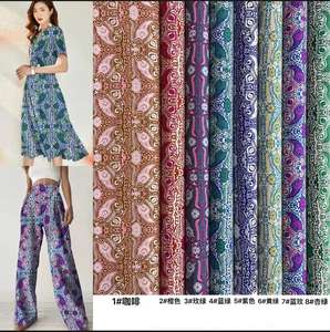 女の子のドレスの女性の服のための工場直接ビスコースレーヨン生地卸売カスタマイズ可能な45s 100レーヨン織り生地 - Product Image 4