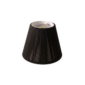 Abat-jour classique blanc plissé en forme de cloche avec raccord araignée, abat-jour de remplacement pour lampe de table, lampe sur pied, maison, hôtel - Product Image 1