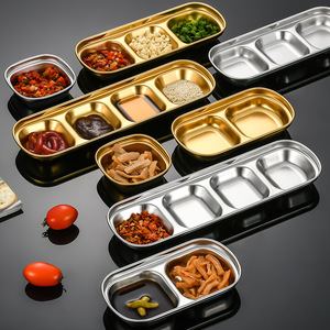 <span class=keywords><strong>Plato</strong></span> para Salsas con Tres Compartimentos, Bandeja para Salsas de Soja, <span class=keywords><strong>Plato</strong></span> para Salsas para Barbacoa - Product Image 3