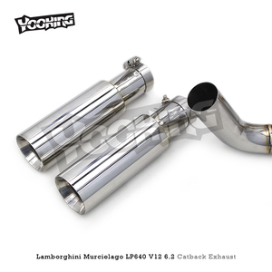 Sistema de <span class=keywords><strong>Escape</strong></span> Catback de Fábrica para <span class=keywords><strong>Lamborghini</strong></span> Murcielago LP640 V12 6.2 2007-2010, Acero Inoxidable - Product Image 4