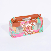 Boîte cadeau en carton ondulé personnalisée, boîte d'emballage en papier imprimé pour les ensembles de cosmétiques, présentoir de vente au détail