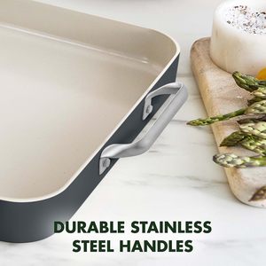23 best-seller <span class=keywords><strong>Plaque</strong></span> de gril pour la <span class=keywords><strong>cuisson</strong></span> <span class=keywords><strong>Plaque</strong></span> de gril en acier inoxydable antiadhésive avec poignées en métal <span class=keywords><strong>Plaque</strong></span> de gril pour le camping en plein air - Product Image 2