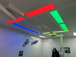 Panel de Luz LED Zigbee Inalámbrico Empotrable de 60x60 600x600 RGBWW CCT RGB DMX - Product Image 5