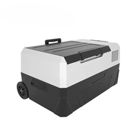 Compresor de Gran Capacidad 38L-58L, Doble Zona, Montado en Camión, con Barra de Tracción y Polea para Fácil Movimiento, 12V/24V/220V Universal, para Exteriores