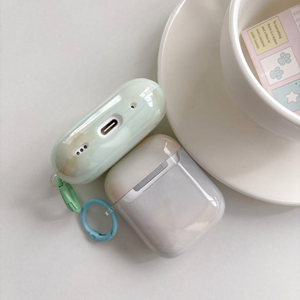 Étui souple brillant à motif marbre pour écouteurs Apple <span class=keywords><strong>Airpods</strong></span> 2 3 4 <span class=keywords><strong>Pro</strong></span> 2 3, housse anti-chute pour écouteurs sans fil, boîte de charge - Product Image 2