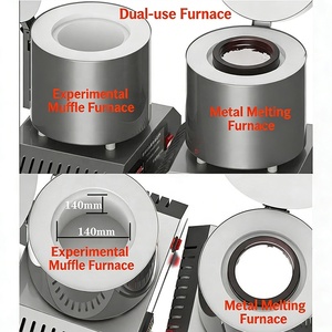 Four à moufle de laboratoire à moteur en acier inoxydable de grande capacité 10 kg - Four électrique pour la fusion des métaux, idéal pour l'<span class=keywords><strong>aluminium</strong></span> et l'or - Product Image 5