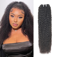 Cheveux vierges afro crépus en vrac grand paquet cheveux humains afro crépus en vrac pour dreadlock torsion tressage extensions de cheveux