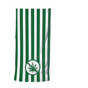 ผ้าเช็ดตัวชายหาดไมโครไฟเบอร์สุดหรูแบบขายส่ง แห้งเร็ว ไม่ติดทราย ลายทางทรอปิคอล พิมพ์ลายฤดูร้อน - Product Image 1