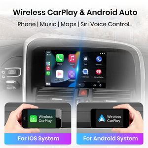 Junsun Boîte de module auto <span class=keywords><strong>Carplay</strong></span> sans fil Android pour <span class=keywords><strong>Volvo</strong></span> <span class=keywords><strong>XC60</strong></span> S60 V40 V60 2015 <span class=keywords><strong>2016</strong></span> 2017-2019 AI Box Multimedia Mirror Link - Product Image 3