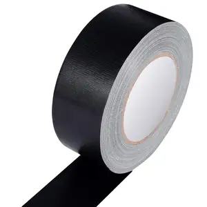 黑色厚布胶带增强包装胶带柔软，无残留，手工防水和撕裂，室内和室内多用途