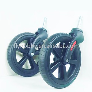 8 Zoll Rollstuhl-Vorderrad mit PU-Reifen und PP-Felge, 40-50 kg Tragfähigkeit, universelles Lenkrad - Product Image 4