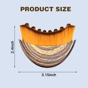 कस्टम लोगो नए लसीका संप्रतीक अंडाकार ब्रश आधुनिक शुष्क ब्रश कोमल चेहरे मालिश दैनिक उपयोग प्लास्टिक सूखे ब्रश के लिए डिज़ाइन किया गया - Product Image 3