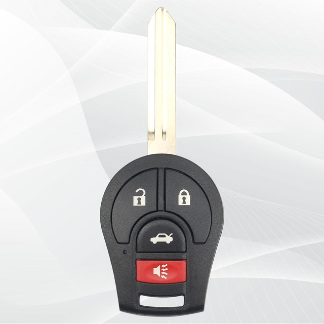 MS Factory 4Button Remote Control Car Key 433MHZ ID46 Chip For N-issan RC Auto Transponder Straight Blank Vehicle Remote Car Key