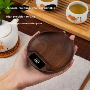 ठोस लकड़ी पोर्टेबल सरल लक्जरी छोटे इलेक्ट्रॉनिक चाय पैमाने KP-270 चाय समारोह के लिए उपहार सेट - Product Image 2