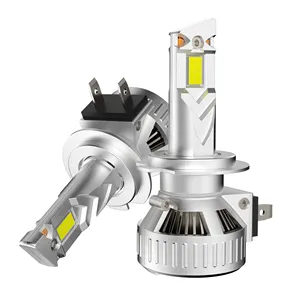 Luz LED automotiva de alta potência, 2 lâmpadas de cobre para faróis automotivos, 110w, para faróis automotivos, h4 h11, led automotivo 11000 lúmenes, h7 hb3, hb4, luz para carros, h1