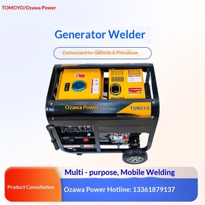 Generatore per saldatura portatile leggero Daze TOTO230A-SM 230A a benzina con avviamento elettrico 220V/380V 50/60Hz 3000 RPM - Product Image 3