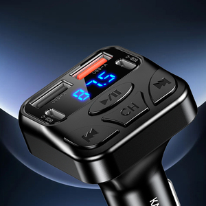 KAKU/KAKUSIGA Nouveauté  Émetteur FM pour voiture 25W |   Charge rapide 5A BT5.4 Type-C/USB-A - Product Image 5