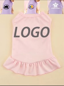 All'ingrosso Candy Color Pet abiti-su misura stampato in poliestere abbigliamento per cani di piccola taglia con basso MOQ - Product Image 2