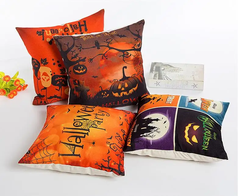 Travesseiro europeu clássico tema Halloween, travesseiro de hotel com tema horrível, novo tema, frete grátis
