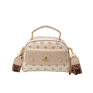 Sac fourre-tout décontracté 2026 avec motif géométrique, en PU de haute qualité, fermeture éclair, bandoulière, design antivol et durable - Product Image 5