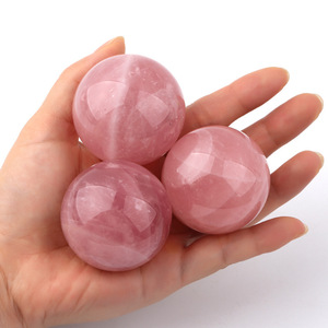 Rose Quartz Transfer Ball Seven-star Array <strong>Ornament</strong> <strong>Buddha</strong> Rose Quartz Crystal Ball Natural Home Decoration Eco-friendly Love - Product Image 4