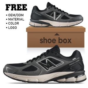 2024 NB chaussures de sport en maille personnalisées légères pour hommes chaussures de course unisexes basses personnalisées pour femmes baskets logo personnalisé - Product Image 1