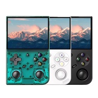 Pour console de jeu portable RG35XX Pro, écran tactile IPS HD 3,5'', sortie TV, système Linux, 3200 mAh, WIFI, lecteur de jeux rétro