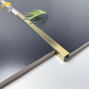 M26 <strong>Metal</strong> Tile <strong>Corner</strong> Gold Brushed Trims <strong>Decorative</strong> 304 Stainless Steel Ceramic Strip - Product Image 4
