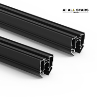Éclairage All Stars DC48V : Luminaires de plafond sur rail magnétique extensible, profilés en aluminium extensibles