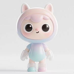 Figurines personnalisées en vinyle PVC faites à la main, figurines d'action ODM, modèles de personnages de dessins animés en résine, figurines créatives pour la décoration de bureau - Product Image 3