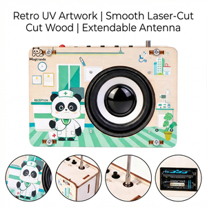 Nouveau kit d'assemblage de radio en bois créatif pour l'éducation STEM, jouets éducatifs pour enfants, apprentissage des enfants - Product Image 4