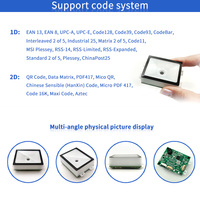 Ecodesky EMT8021Amini, Módulo de Código de Barras 1D 2D de Tamaño Compacto, Lector de Códigos QR para Códigos de Alta Densidad Ultrapequeños