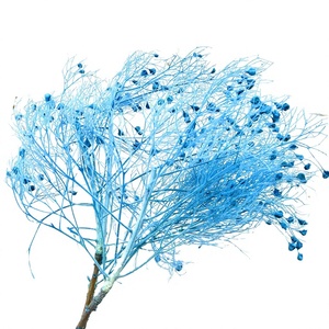 Ramo de Flores Secas de Hierba de Ensueño Azul Preservada, Arreglo Floral Eterno Independiente para Decoración de Bodas, Hogar y Eventos - Product Image 4