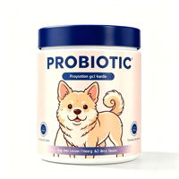 Friandises Probiotiques pour Chiens Marque Blanche OEM, Emballage Personnalisé en Pot, Supplément de Soutien Digestif Soulageant la Diarrhée pour Chiens de Petite à Grande Taille