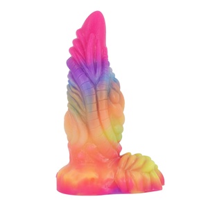 New Arrival Luminous Penis Black Tortoise Glow in Dark Series Liquid Silicone <b>Dildos</b> Luminous <b>Dildo</b> for Men - Product Image 2