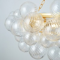 Lustre moderne de luxe de grande taille pour restaurant, salle à manger, éclairage suspendu au plafond