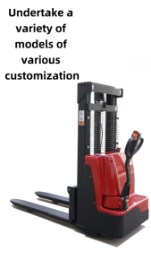 Apilador Eléctrico Portátil, Semieléctrico, de 2000 kg, 1000 kg, 1500 kg, Nuevo, al Precio Más Bajo, con Elevación Automática - Product Image 3