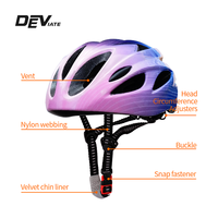 Casque VTT DEVIATE WX-016 CE EN 1078 pour enfants avec visière solaire, matériau PC+EPS, 11-15 aérations pour vélo/cyclisme, escalade, équitation