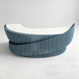 Custom Reception Desk Artistic Front Desk Hotel Office Lobby Counter for <b>Bar</b> Hotel Office Club - Product Image 2