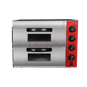 Itop gzcuisine — four électrique professionnel à <span class=keywords><strong>Pizza</strong></span>, pont à Double couche, pierre de cuisson, température 50-350 pour 1x16 pouces - Product Image 2