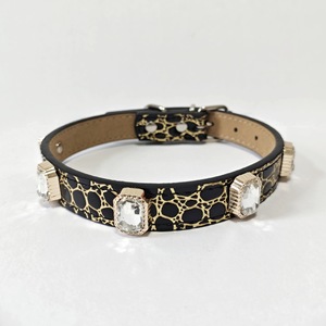 Collar <span class=keywords><strong>de</strong></span> Perro <span class=keywords><strong>de</strong></span> Cuero PU con Patrón <span class=keywords><strong>de</strong></span> Cocodrilo <span class=keywords><strong>de</strong></span> Alta Gama Personalizado - Joyería Elegante para Mascotas para Comercio Electrónico o Vendedores Minoristas en Línea - Product Image 6