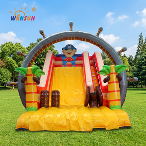 WINSUN Inflatable Pirate Slid Blow Up <b>Slide</b> PVC Inflatable Dry <b>Slide</b> - Product Image 1