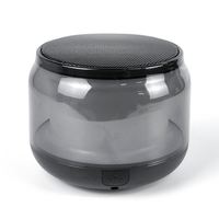 Altavoz Portátil para Exteriores con Luz LED, Mini Altavoz Bluetooth, Altavoz Portátil de Metal con Bajos Potentes