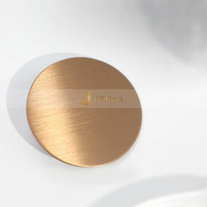 V101 Suministro de fábrica 201 304 316 Hoja de acero inoxidable decorativa dorada Acabado mate hoja SS NO.4 Acabado cepillado Acero inoxidable - Product Image 3