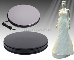 Mini 15cm dönen döner vitrin 360 derece elektrikli döner ateş masa ayarlanabilir hız yönü pikap takı - Product Image 6