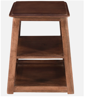 Table d'appoint élégante en bois de manguier pour la maison, le salon, la chambre, le bureau, la salle de séjour et les zones de réception – Table d'appoint moderne en bois