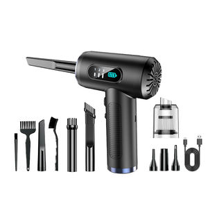 Mini souffleur et aspirateur à air comprimé 2 en 1, 68W, alimenté par batterie, avec soufflage de 8,6 m/s et aspiration de 3200-6300 PA pour voiture - Product Image 1